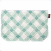 Jade Plaid Project Bag 11" x 16"