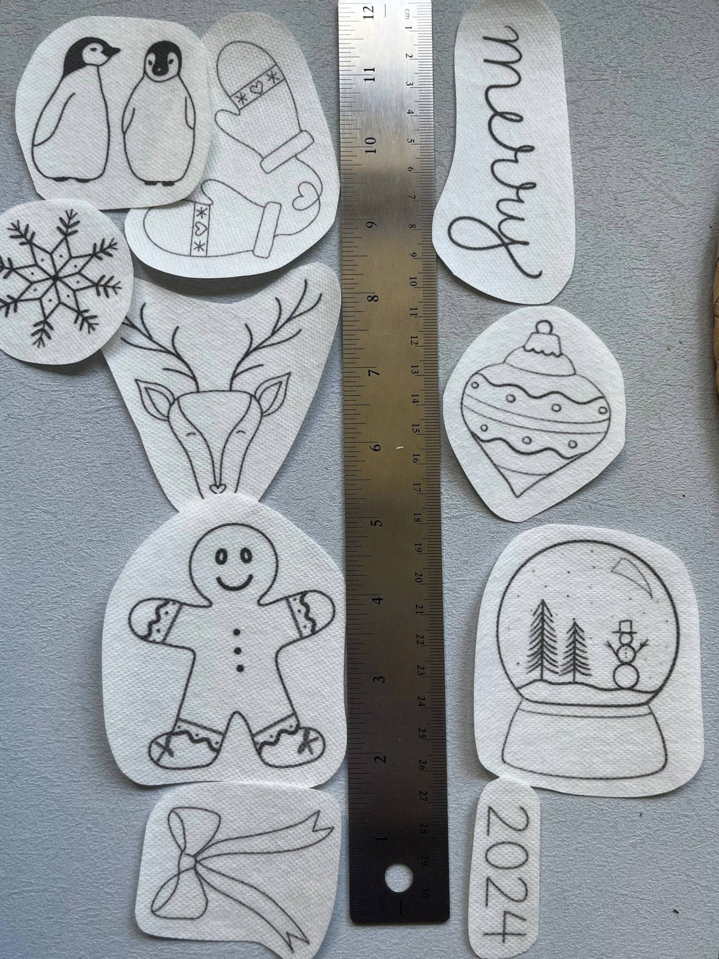 Stick and Stitch Embroidery Peel and Stick Holiday Mega