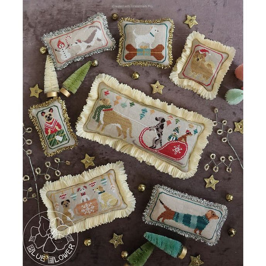 12 Dogs of Christmas Pattern