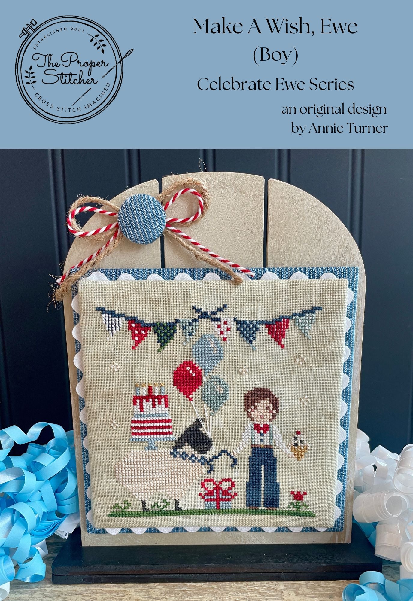 Make a Wish, Ewe (Boy) Pattern