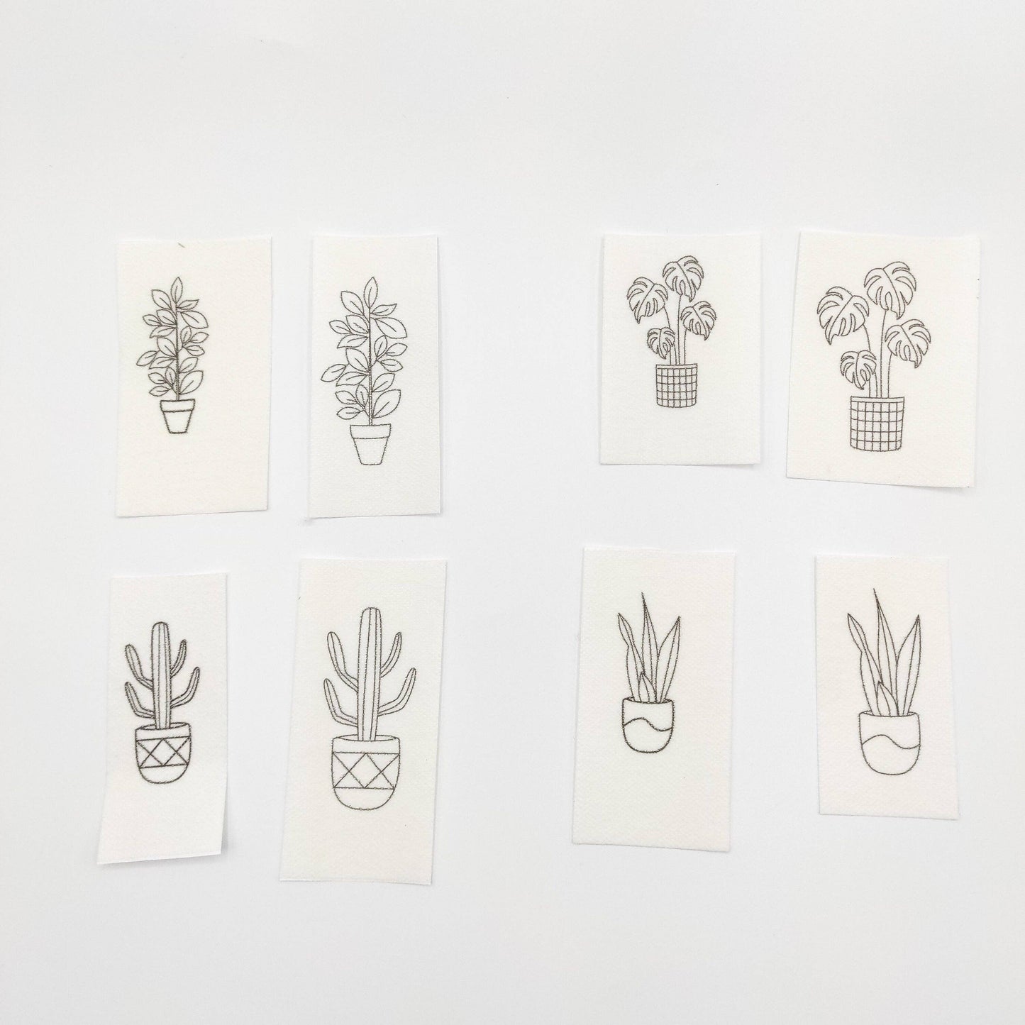 House Plant Stick & Stitch Hand Embroidery Patterns