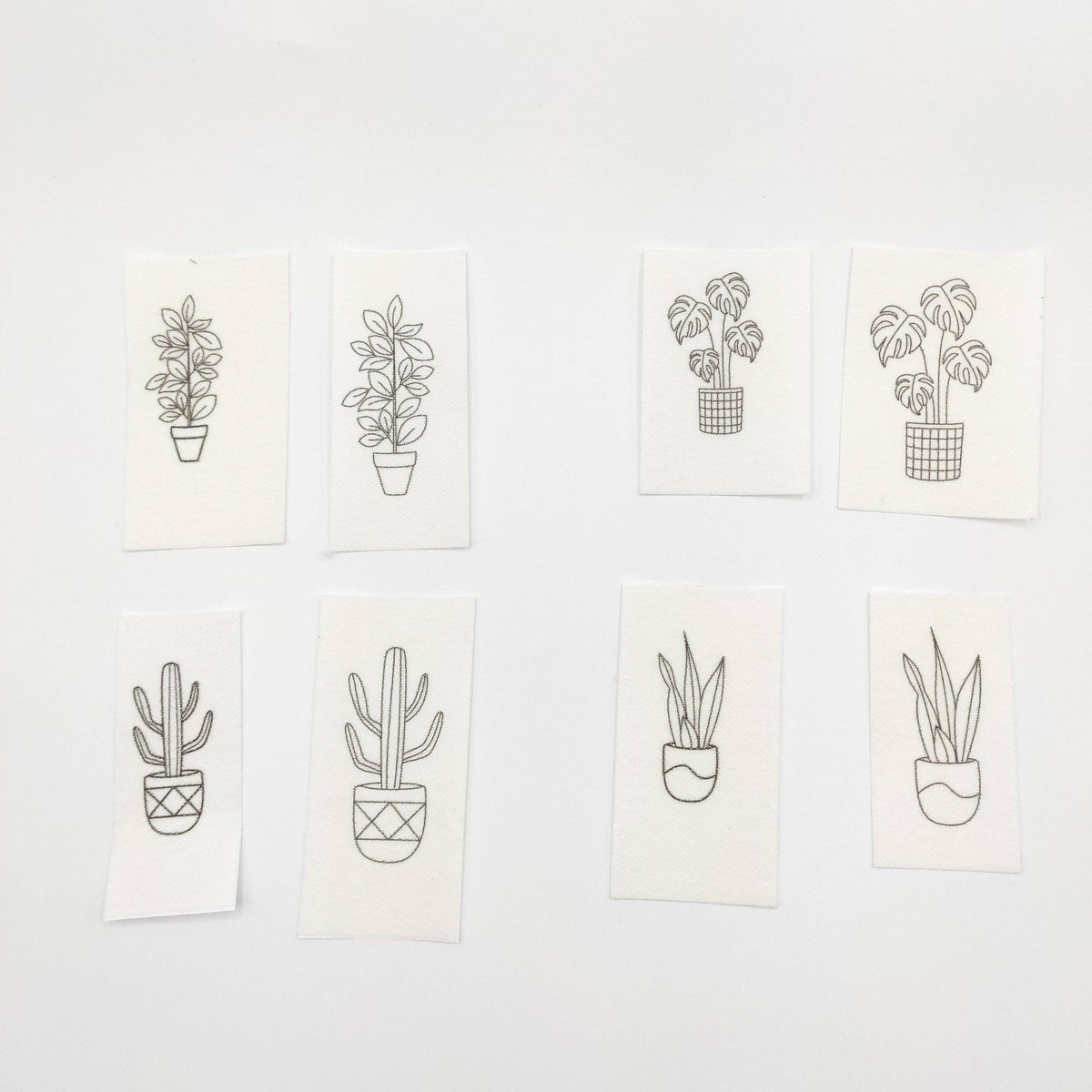 House Plant Stick & Stitch Hand Embroidery Patterns