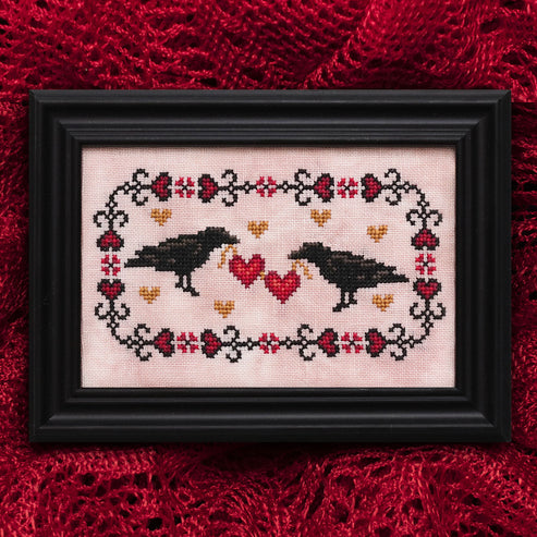 Crows In Love Pattern