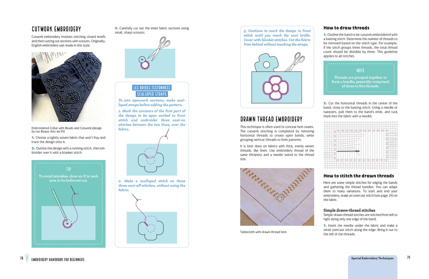 Embroidery Handbook for Beginners: An Illustrated Guide