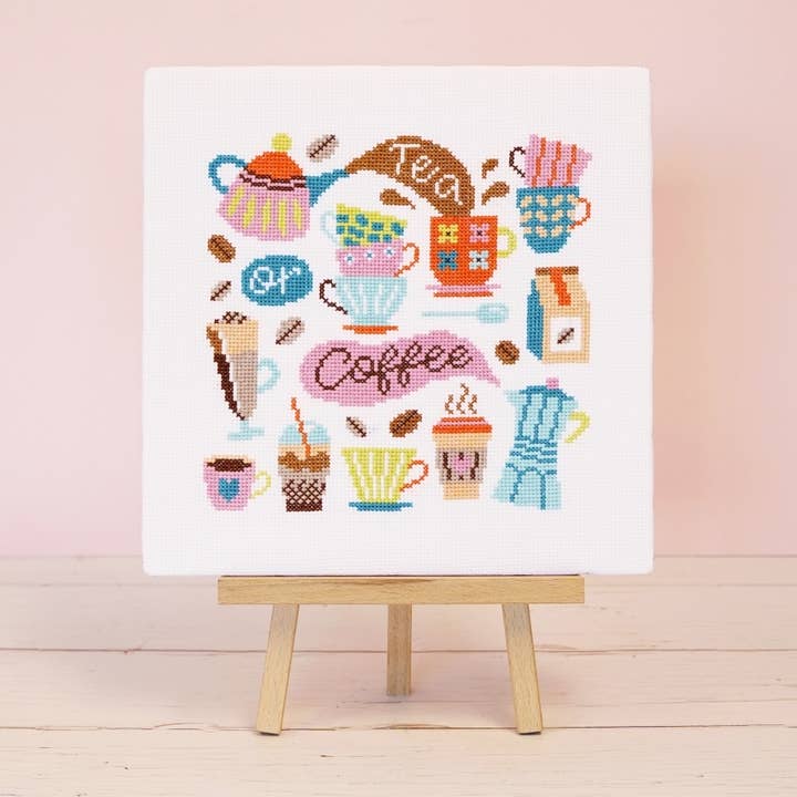 Spill The Tea Cross Stitch Kit