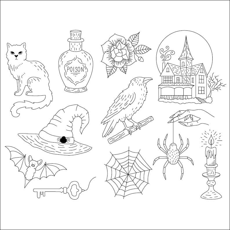 Gothic Tales Stick & Stitch Embroidery Pack