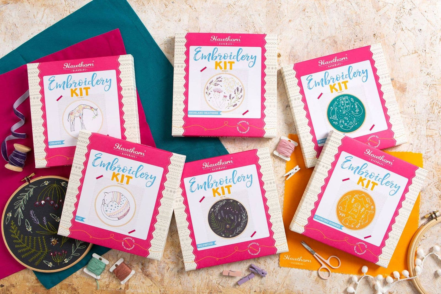 Fox Embroidery Kit