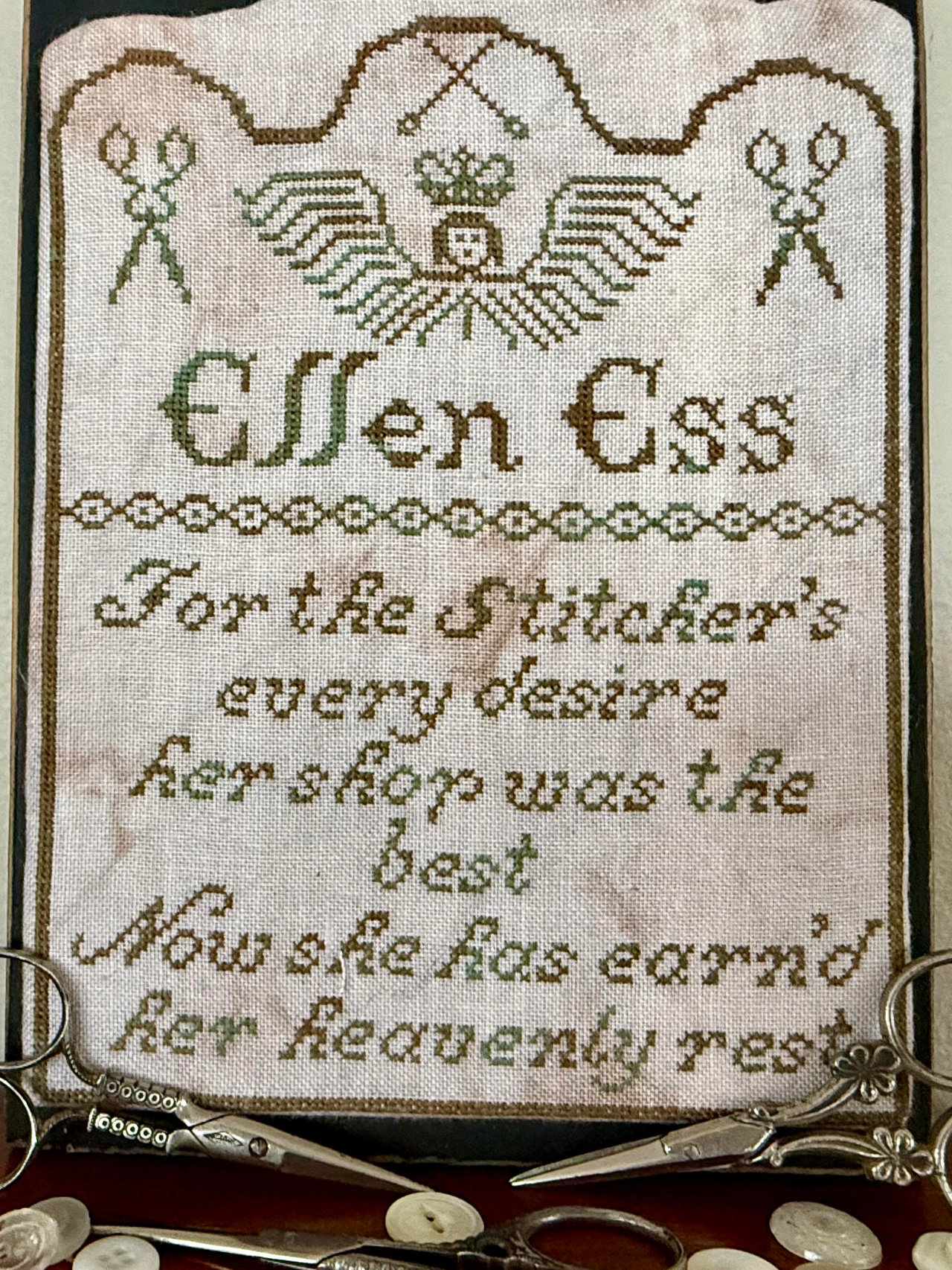 May thy Needles Rest in Peace #5. Ellen Ess Pattern