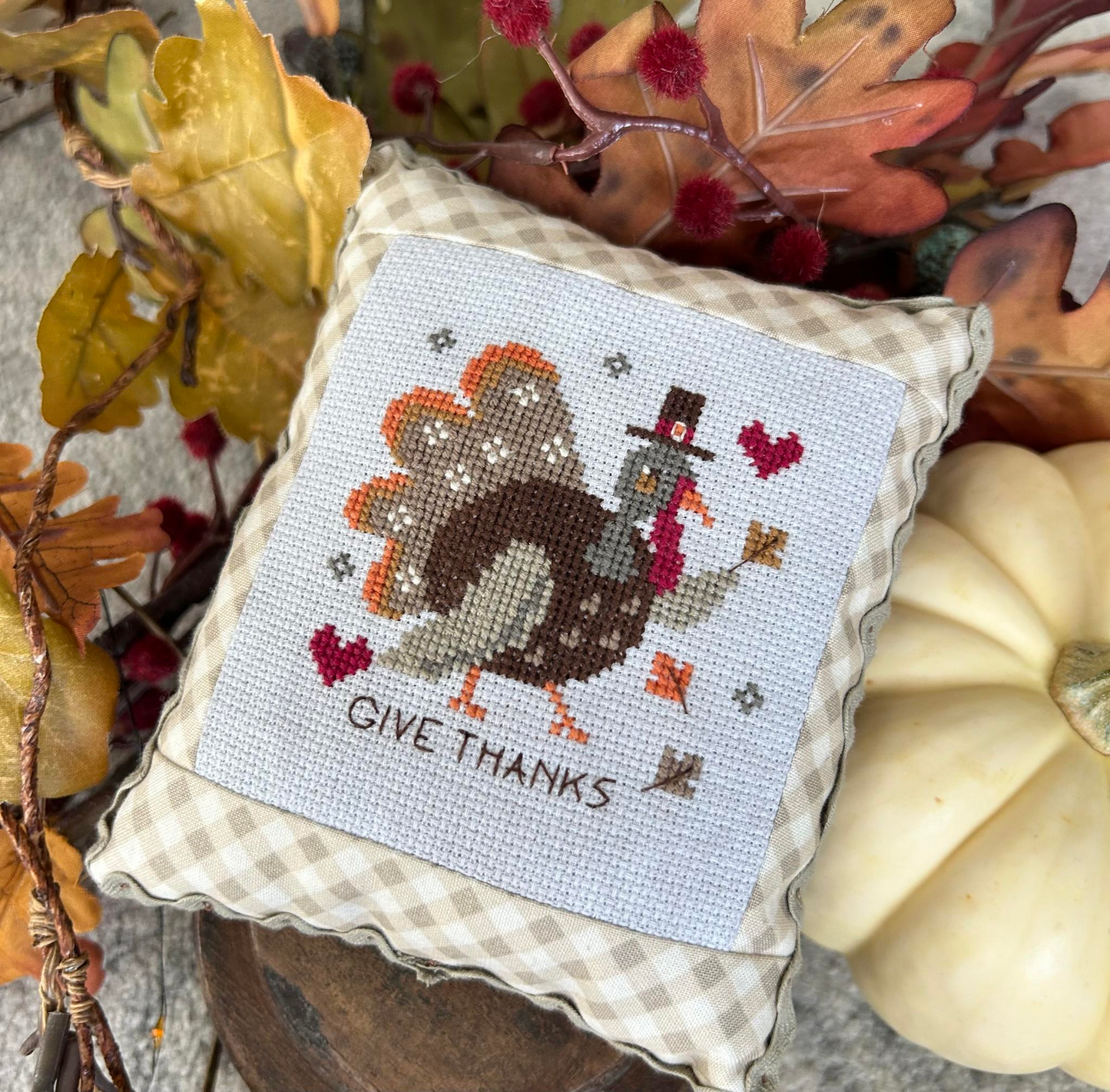 Give Thanks Turkey Pattern