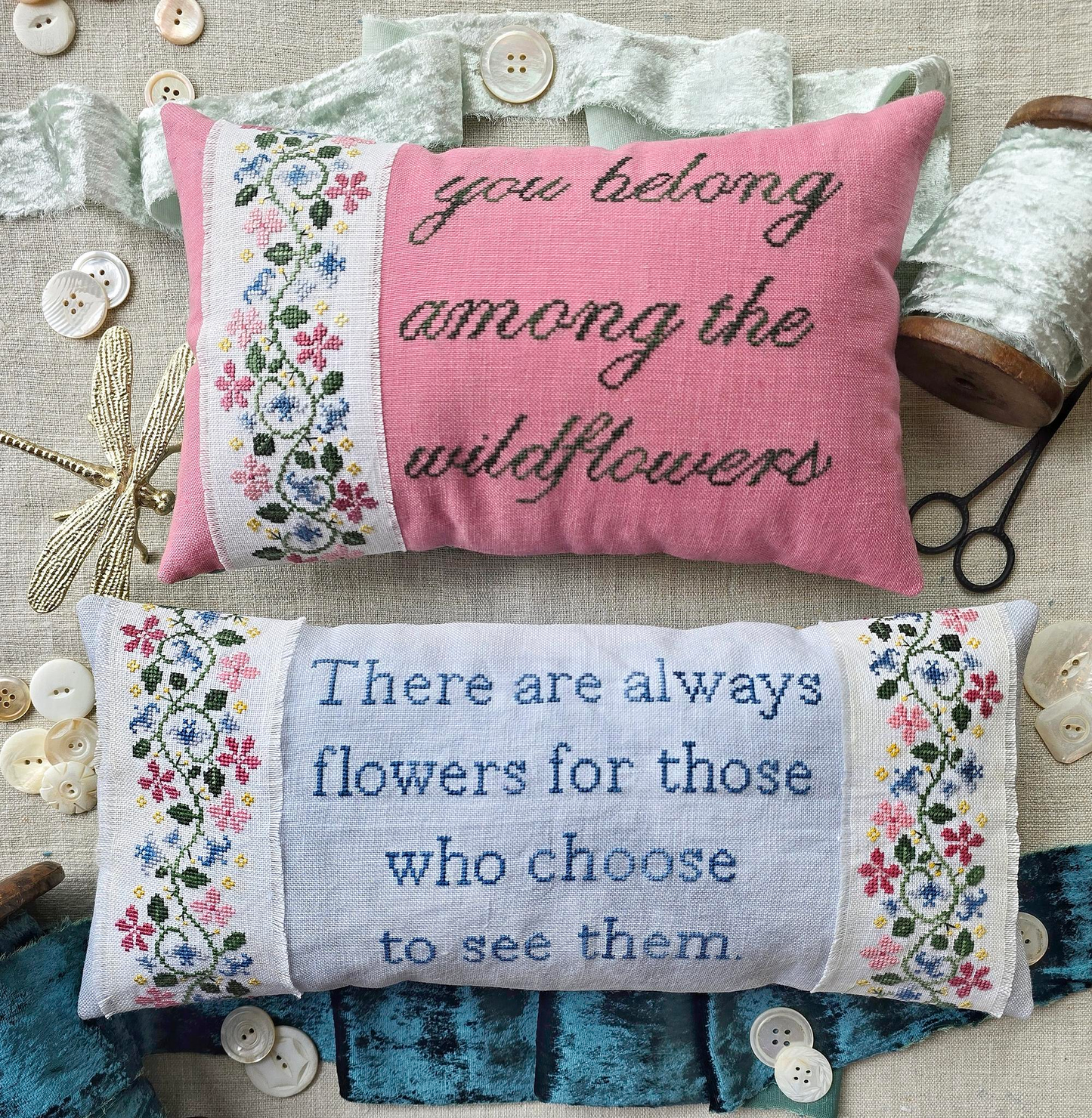 Tattered Spring Pattern