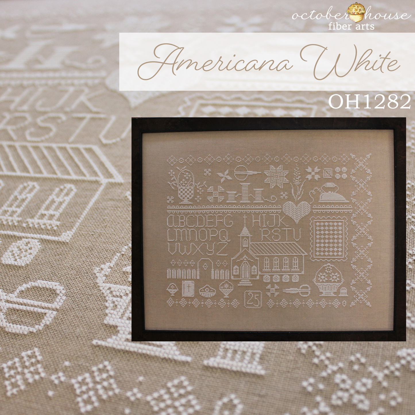 Americana White Pattern