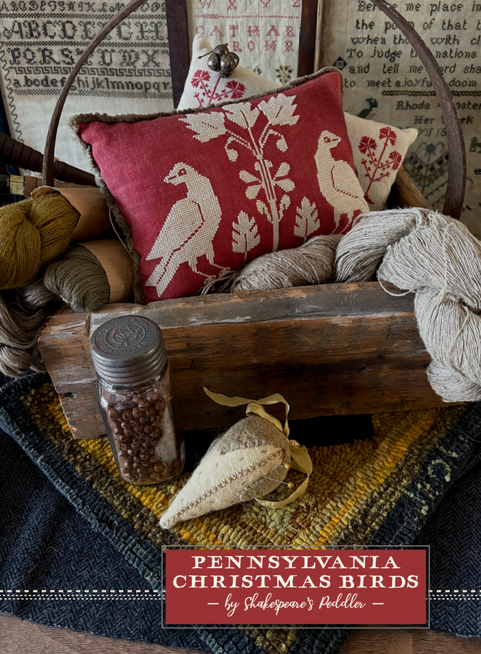 Pennsylvania Christmas Birds Pattern