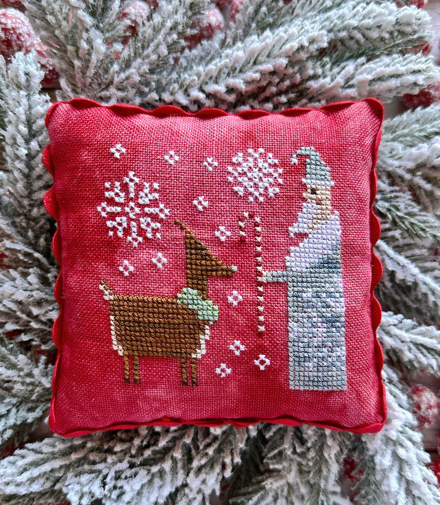 Santa Deer Pattern