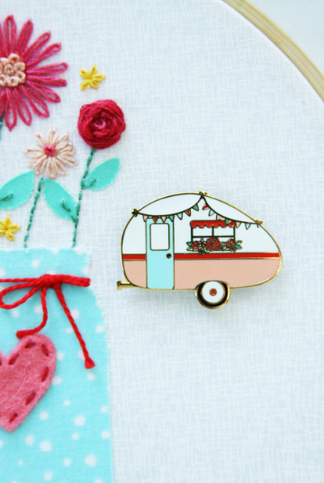 Vintage Camper Needle Minder