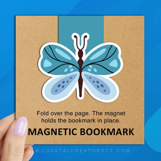 Blue Butterfly Bookmark