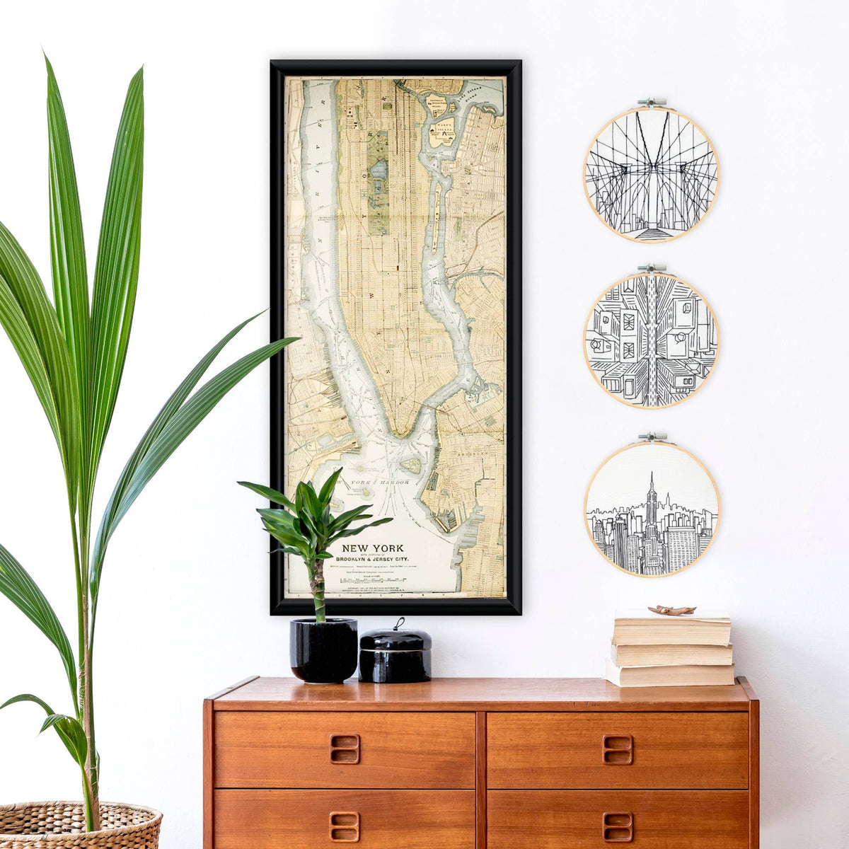 Bird's Eye View NYC Embroidery Kit