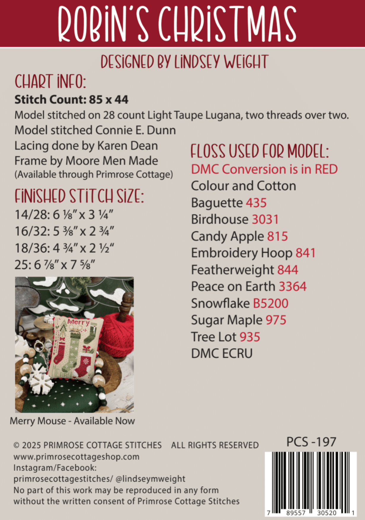 Robin's Christmas Pattern