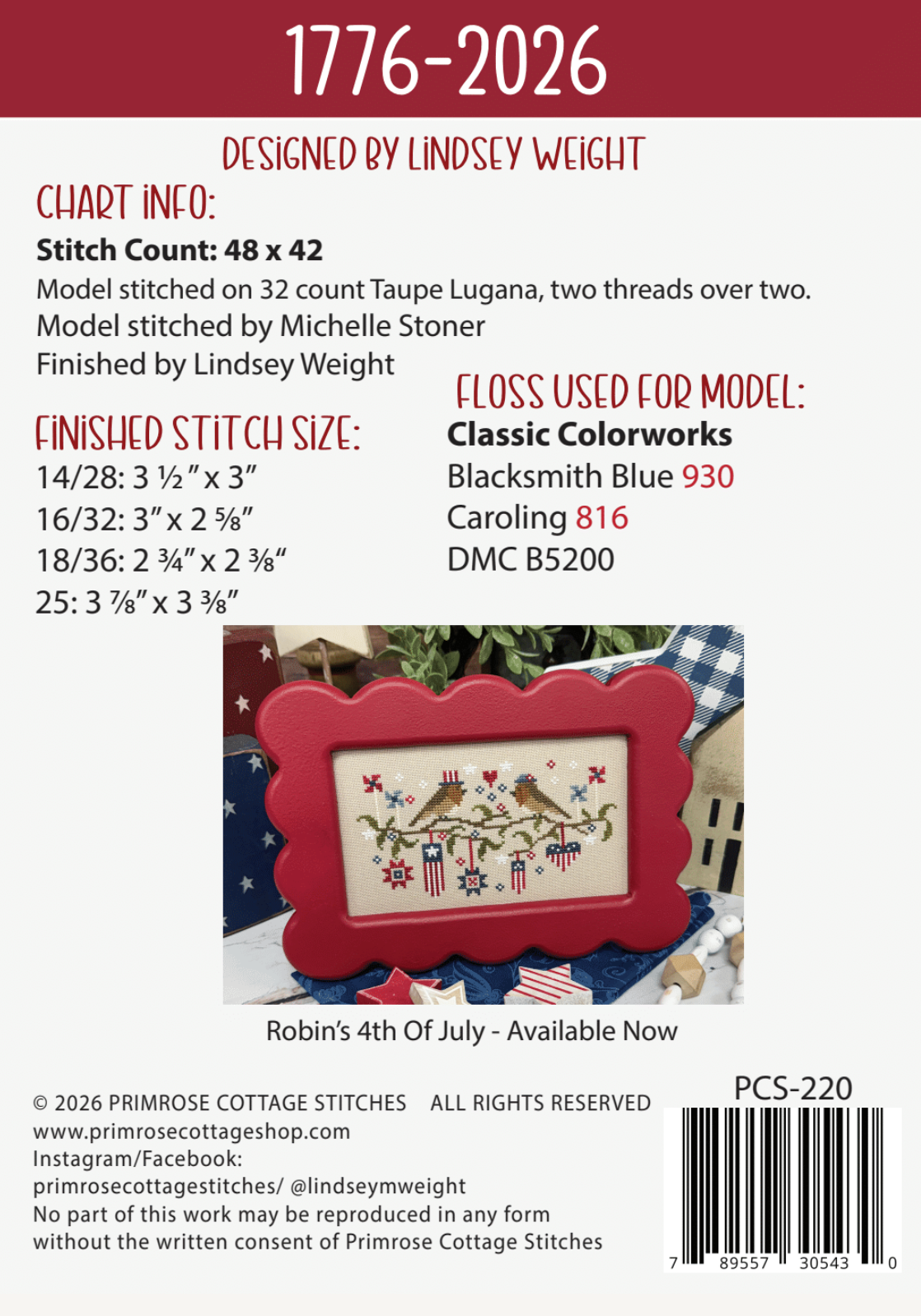 1776-2026 Pattern
