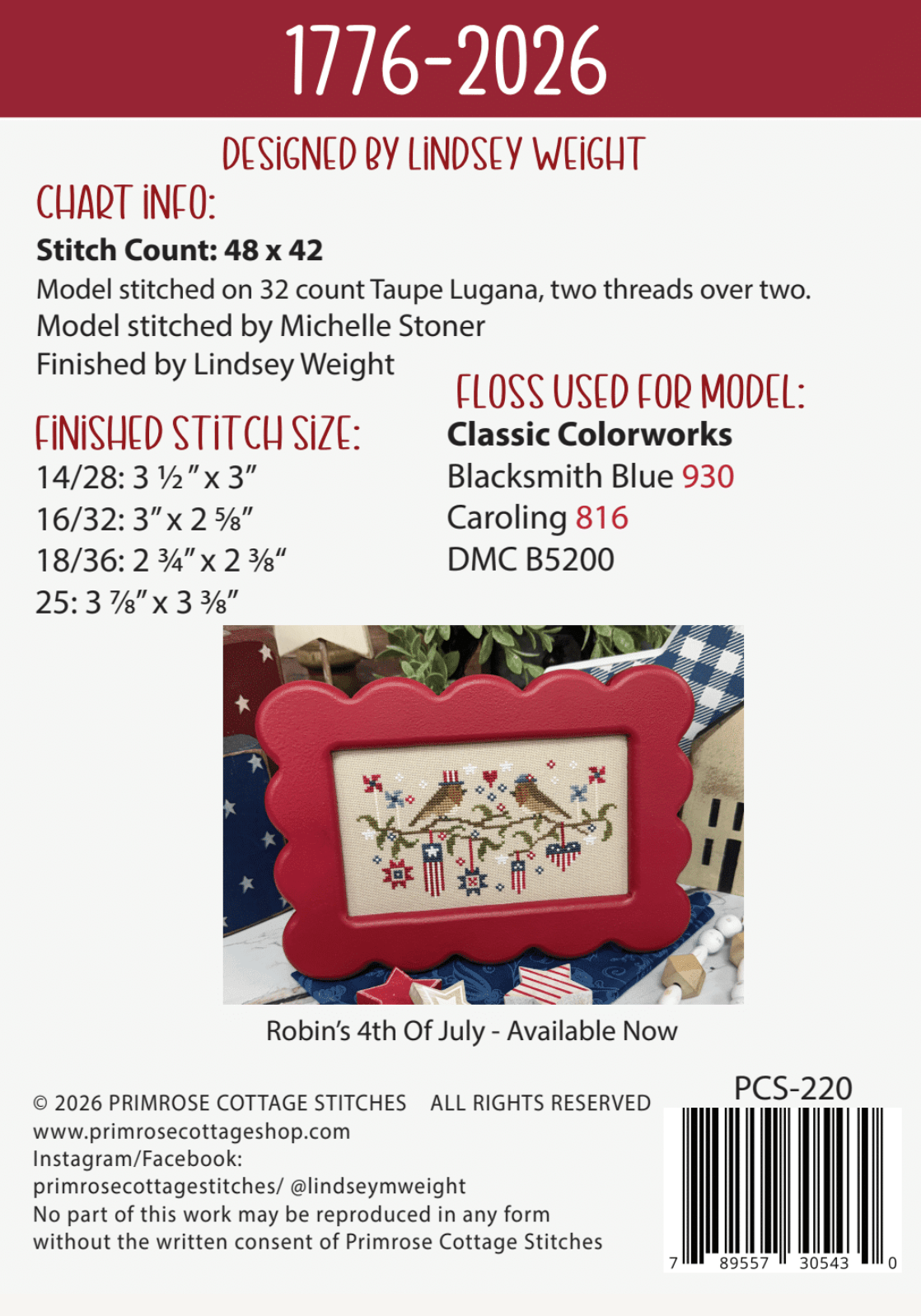 1776-2026 Pattern