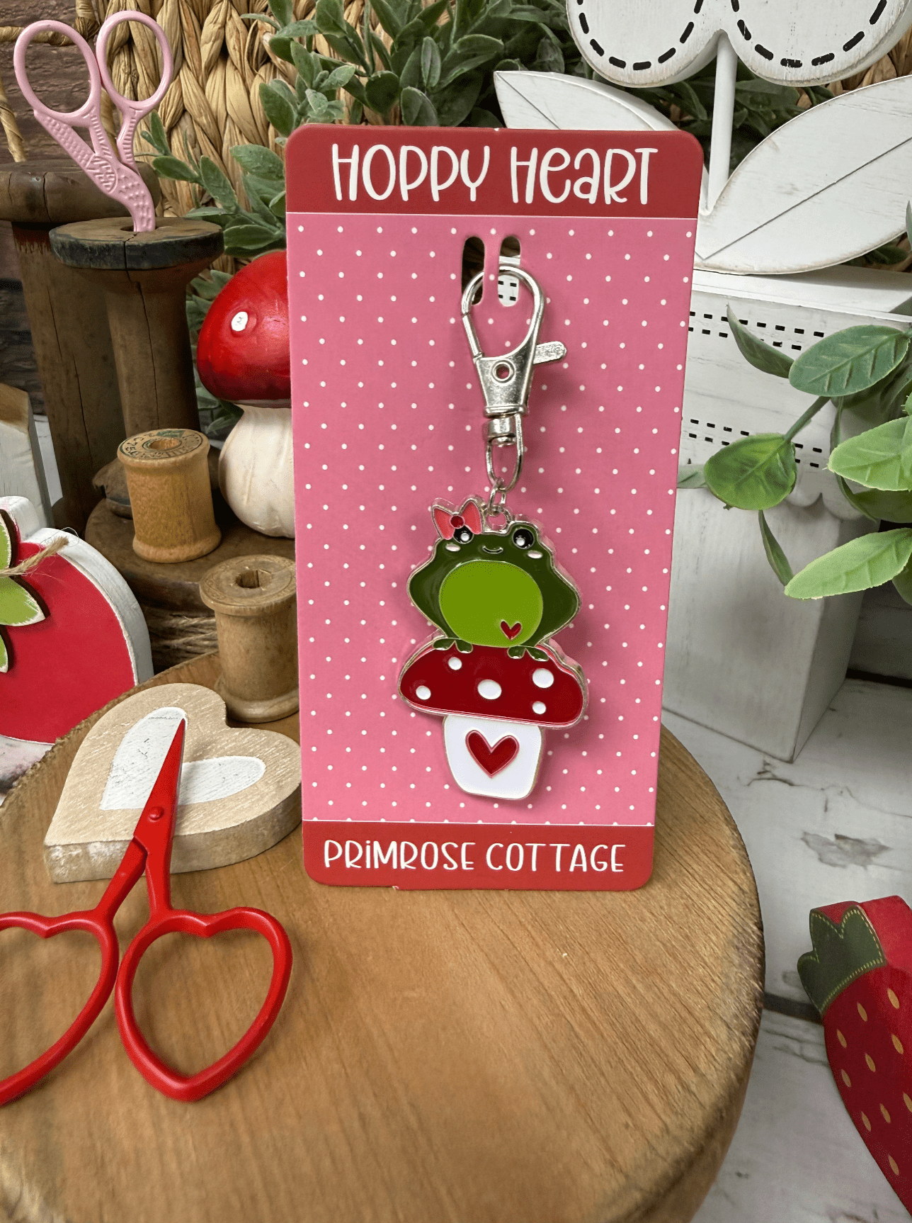 Hoppy Heart Charm