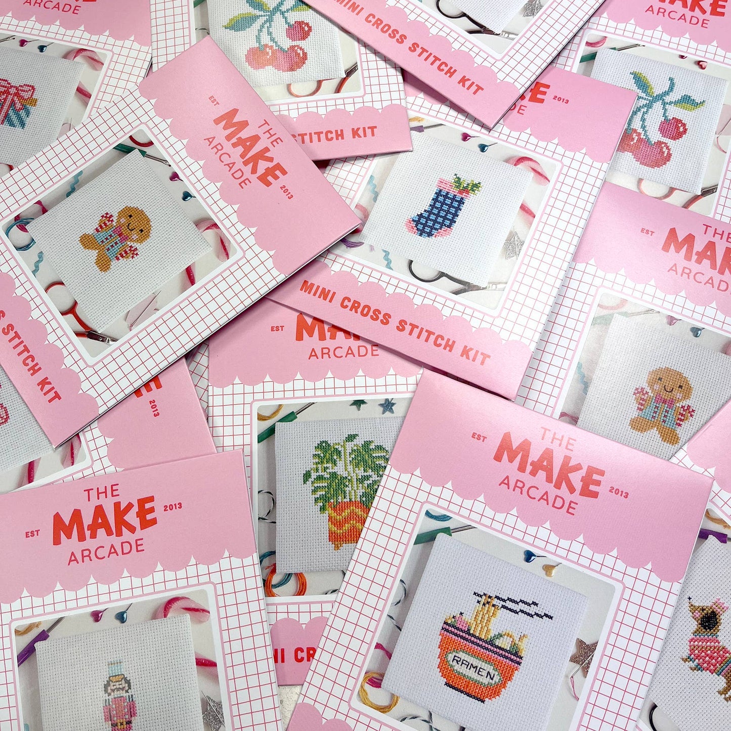 Cherries Mini Cross Stitch Kit