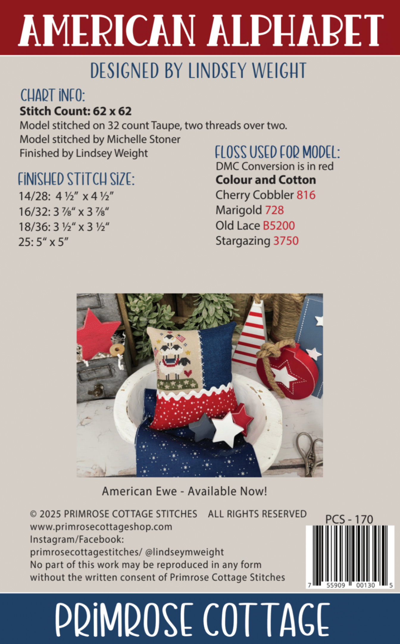 American Alphabet Pattern