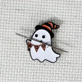 Boo Ghost Enamel Needle Minder