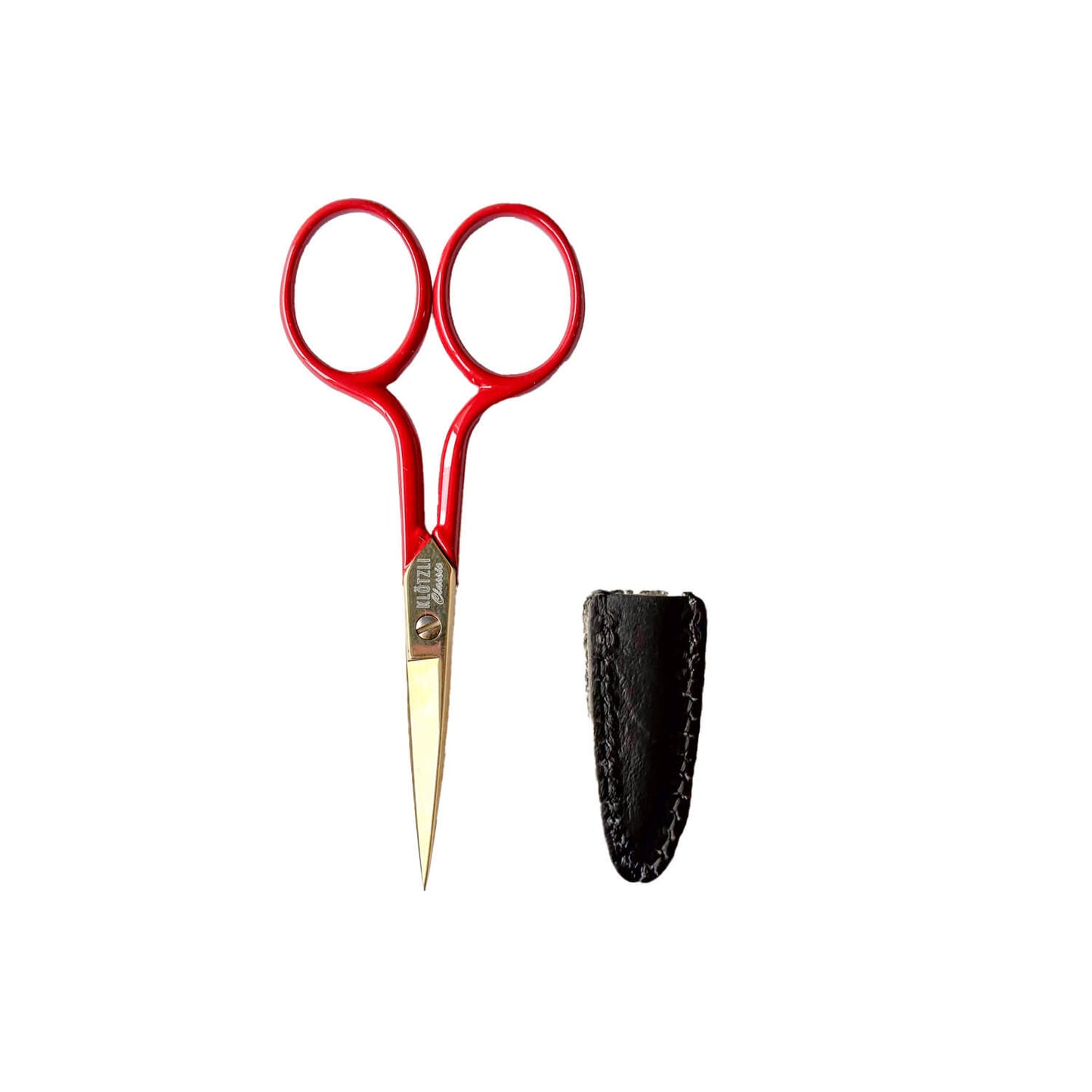 Golden-Forge Red Embroidery Scissors