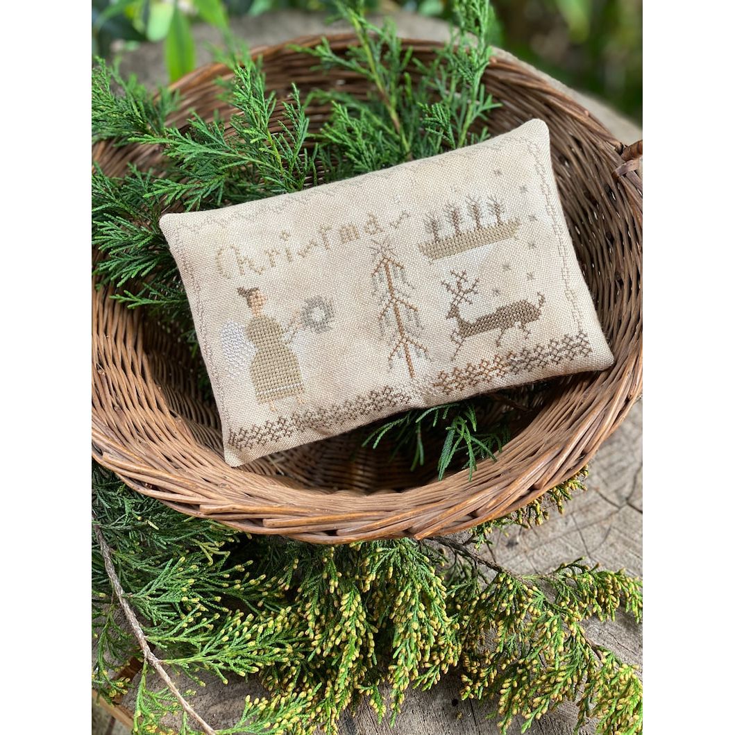 White Christmas Pattern Colour and Cotton