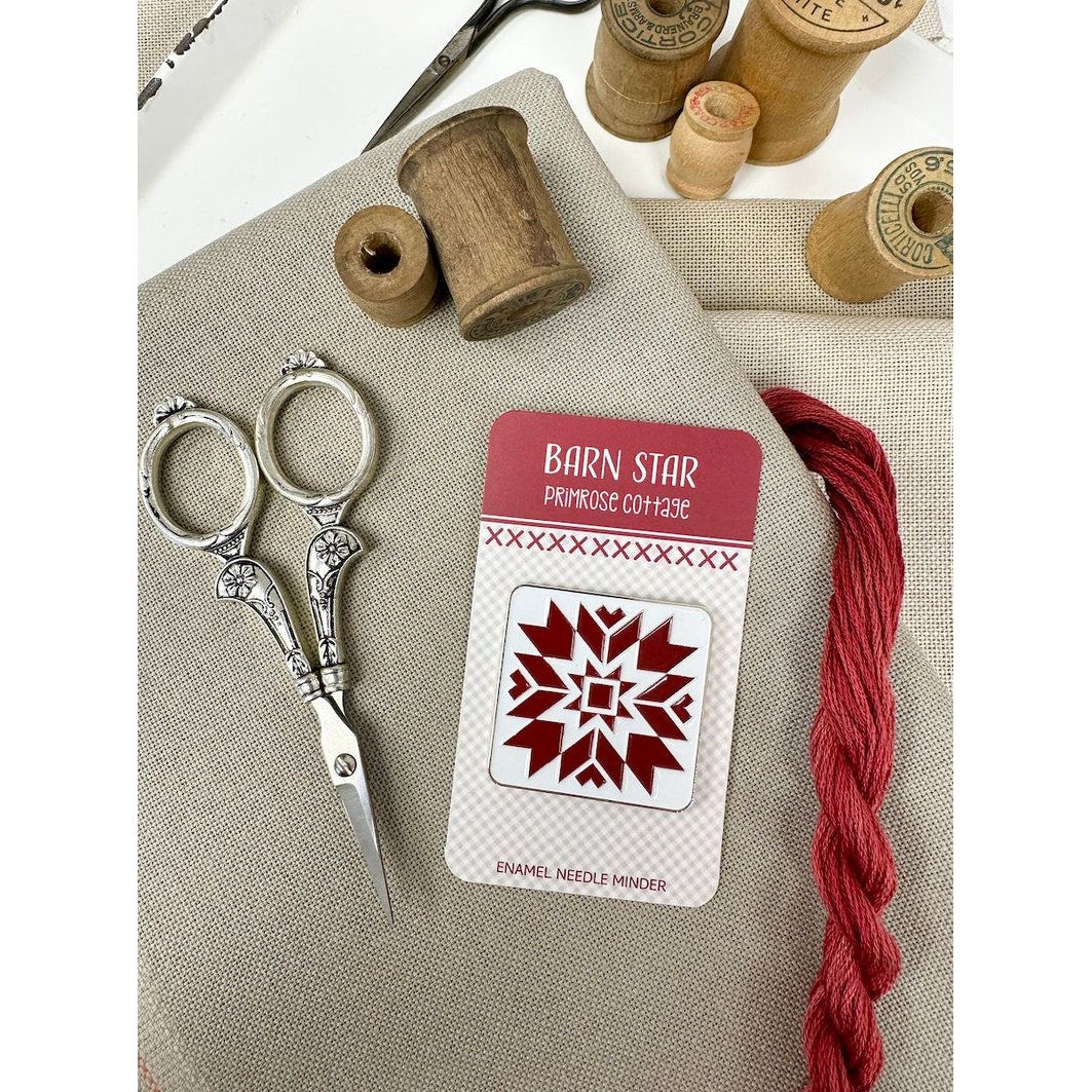 Barn Star Needle Minder – Colour and Cotton
