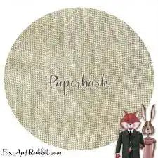 Fox and Rabbit Hand Dyed Fabric Paperbark