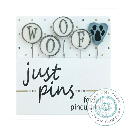 Just Pins W is For Woof