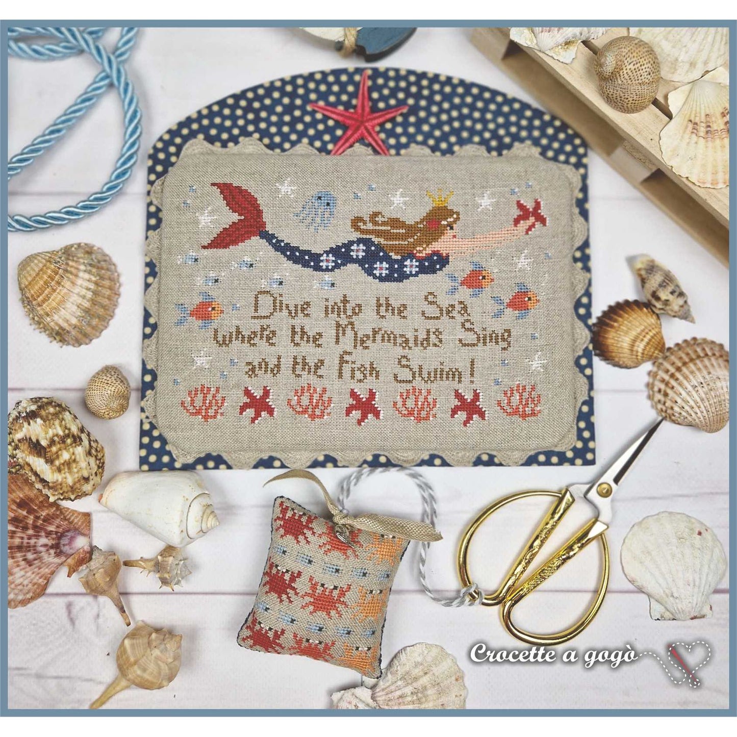 Queen of Mermaids Pattern