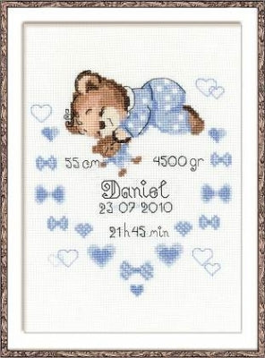 Boy's Birth Announcement Kit