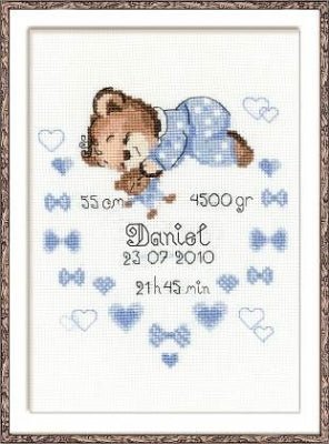 Boy's Birth Announcement Kit
