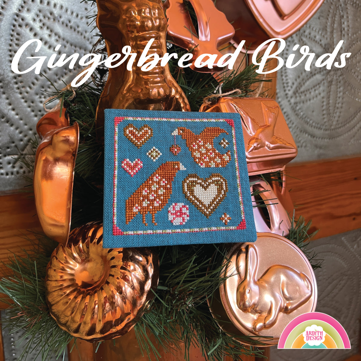 Gingerbread Birds Pattern