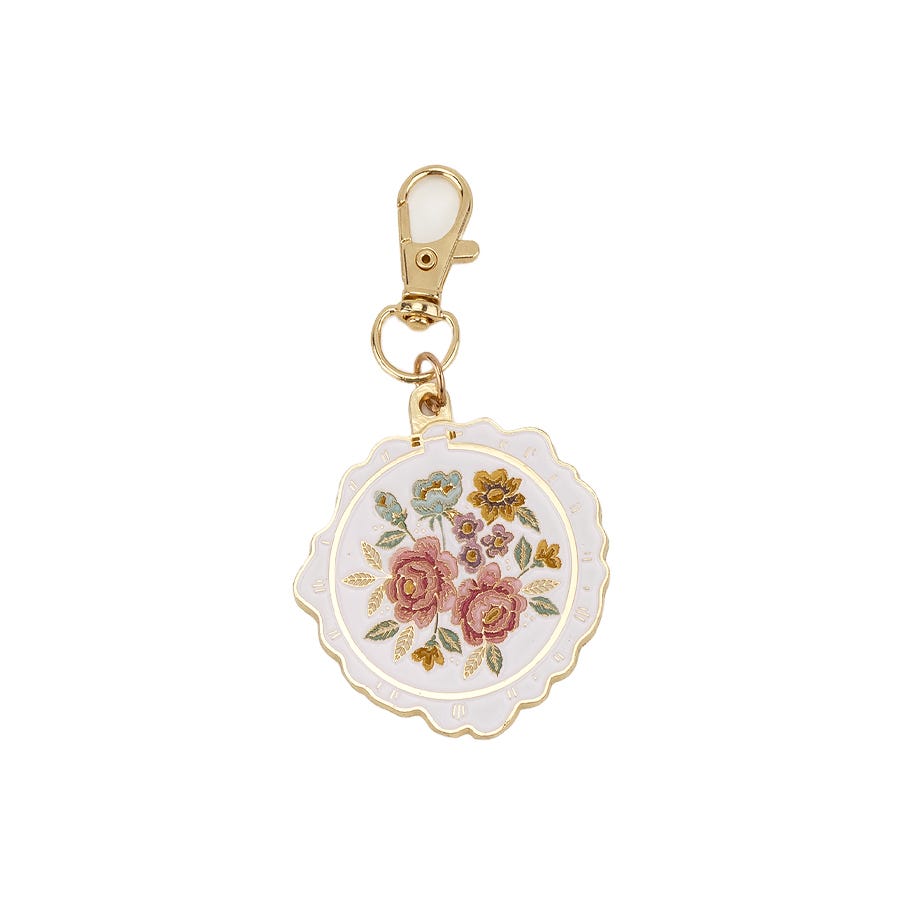 Jane Austen Embroidery Charm