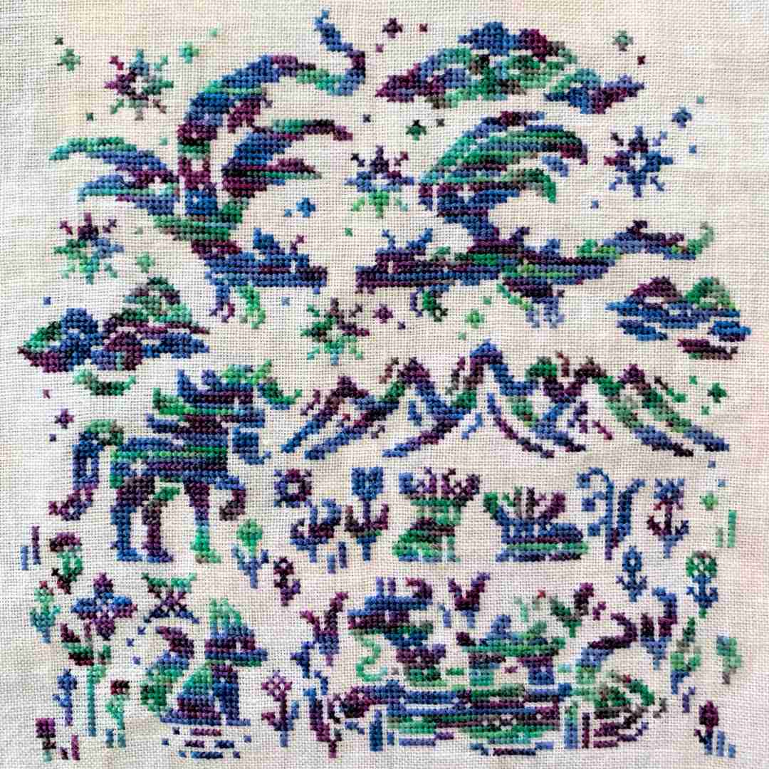 Monochrome Fantasy Pattern