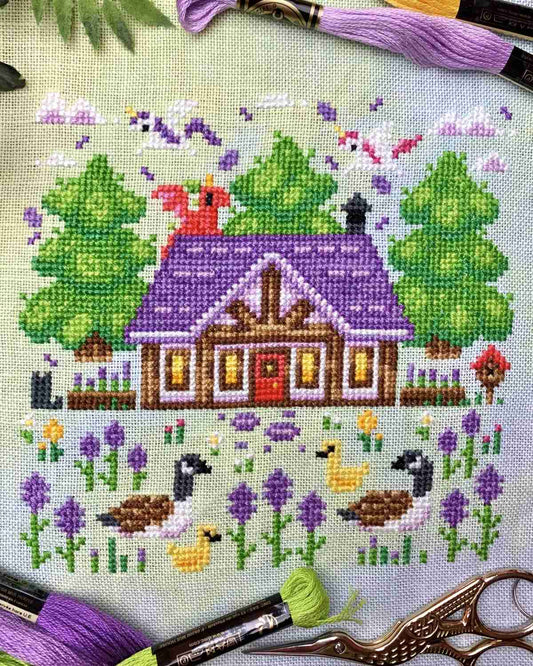 Lavender Farm Pattern