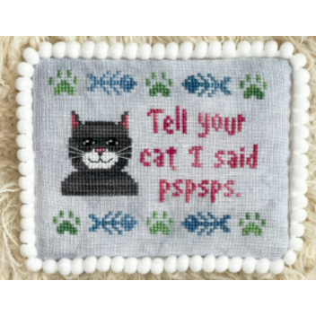 Tell Your Cat Pattern