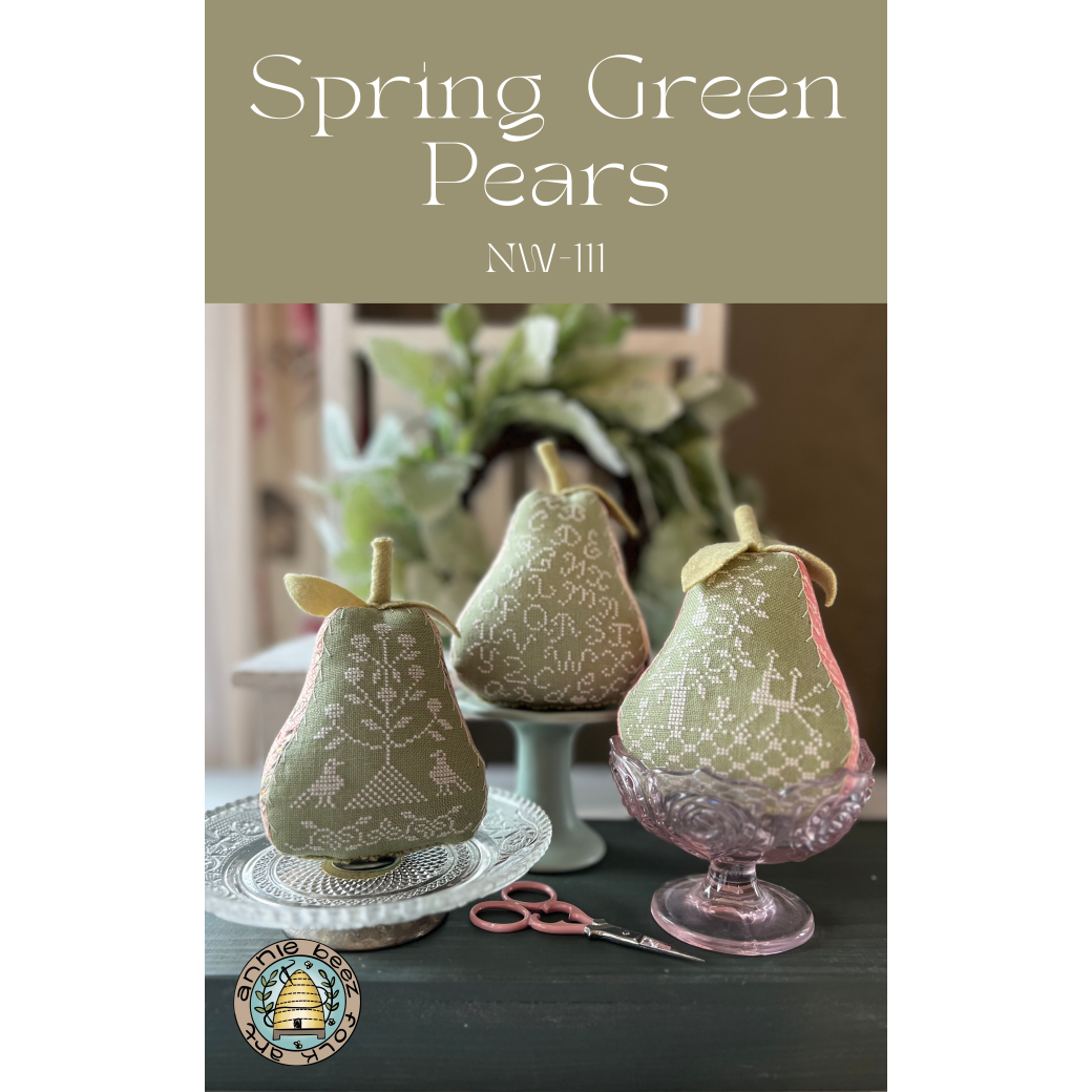 Spring Green Pears Pattern