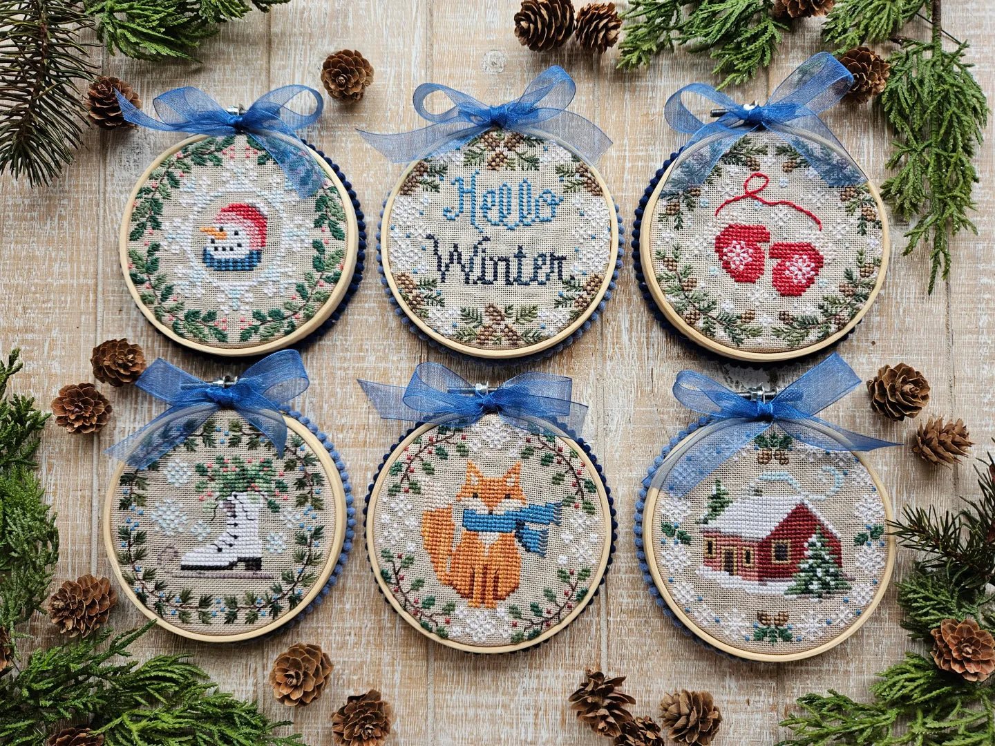Winter Mini Rounds Pattern