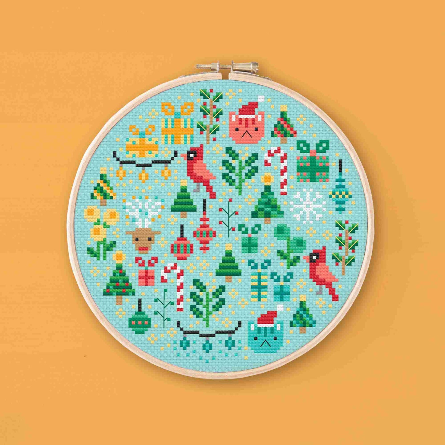 Mini Xmas Garden Pattern