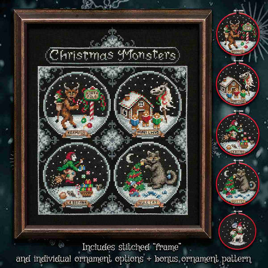 Christmas Monsters Pattern