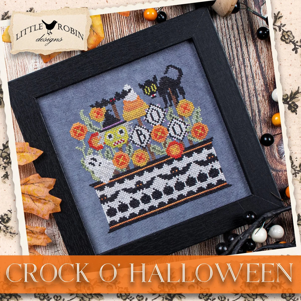 Crock O Halloween Pattern