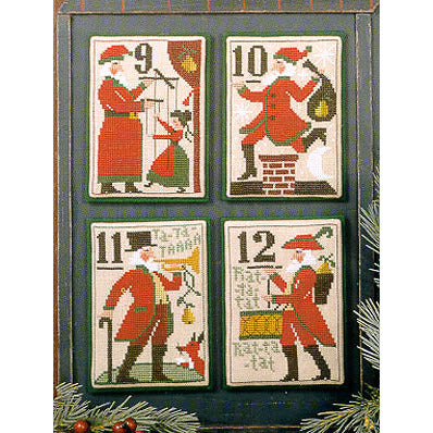 Santa's 12 Days 9 - 12 Pattern