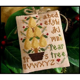 Ornament 2 Pear Tree Pattern