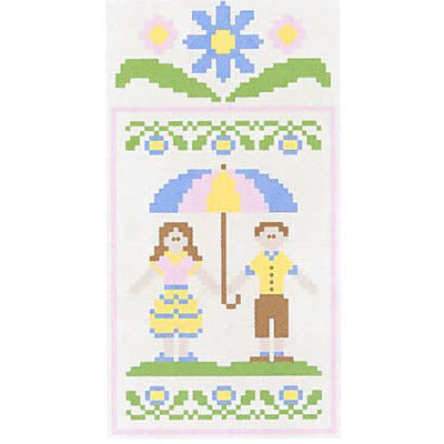 Spring Social 2-Springtime Couple (w/thread) Pattern