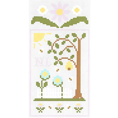 Spring Social 5-Honeybee Garden (w/thread) Pattern