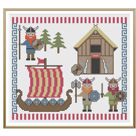 Cute Vikings Pattern
